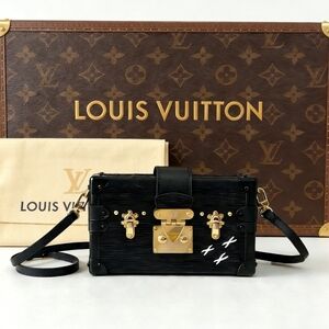<AUTHENTIC>Louis Vuitton Petite Malle in Black
